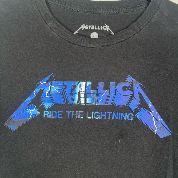 Large Metallica ride the lightning tee shirt. - Picture 5 of 5